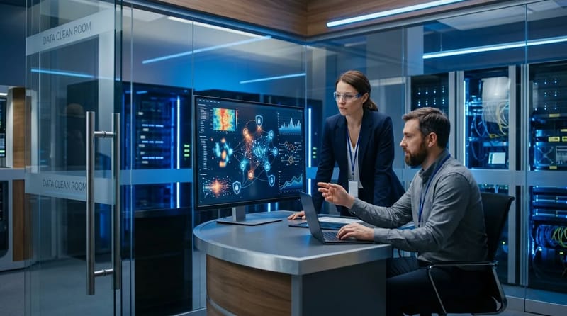 Data clean rooms for privacy-safe collaboration in US adtech