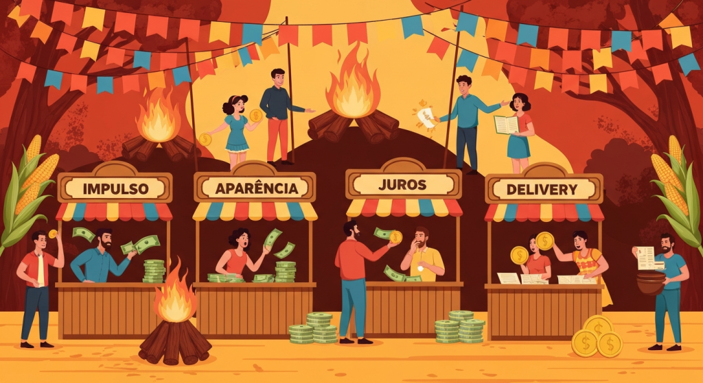 Na festa junina do orçamento, qual barraca tá levando seu dinheiro?
